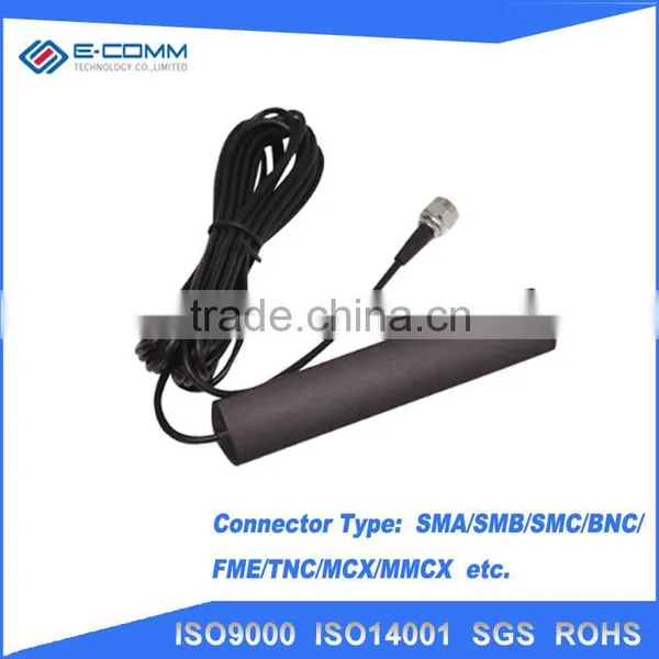 Best Price 3dbi GSM GPRS SMA Male Plug Patch Antenna 3M RG174 Cable UHF VHF FPV photo-2