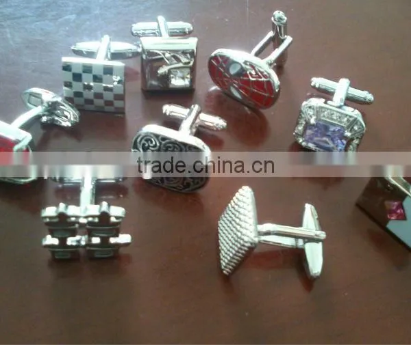 Custom Made High Quality Cufflink With Diamond