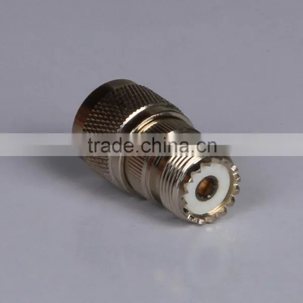 N-Type Male Plug To UHF SO-239 Female Jack Straight RF Adapter Connector photo-2