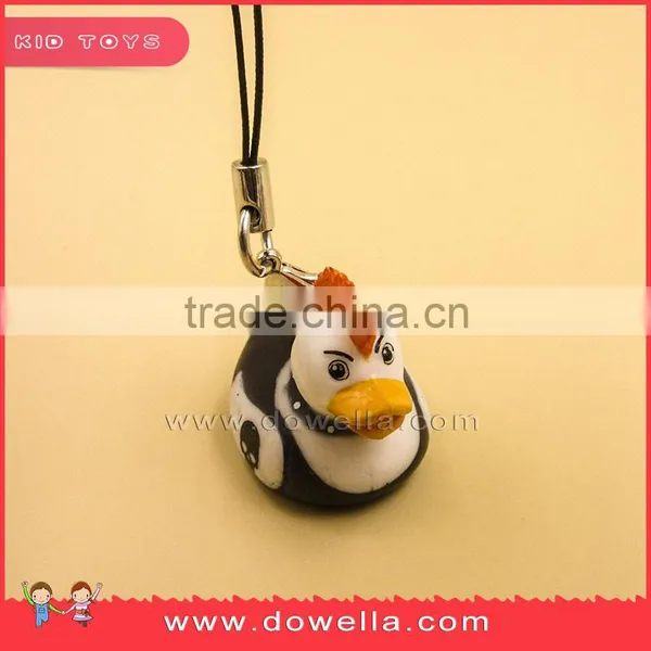 Rubber Color Duck With Keychain/plastic Keychain Gift photo-3