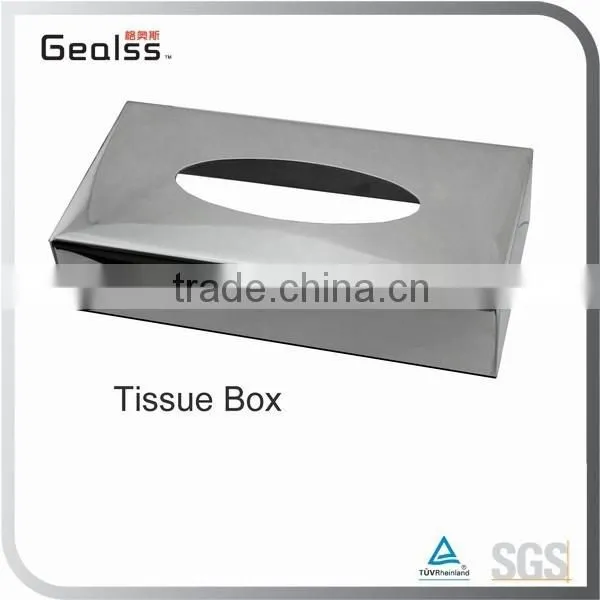 Oblong Stainless Steel Tissue Box Paper Holder
