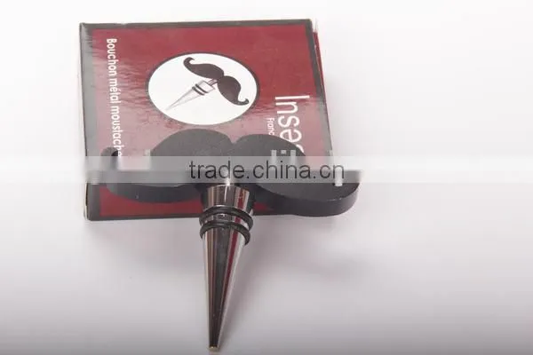 Promotional Wine Accessory Mustache Wine Stopper photo-4