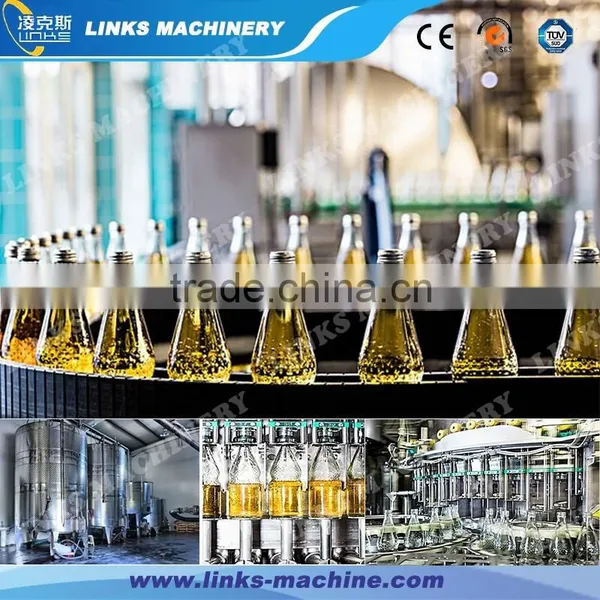 Automatic Glass Bottle Wine Bottling Filling Machine