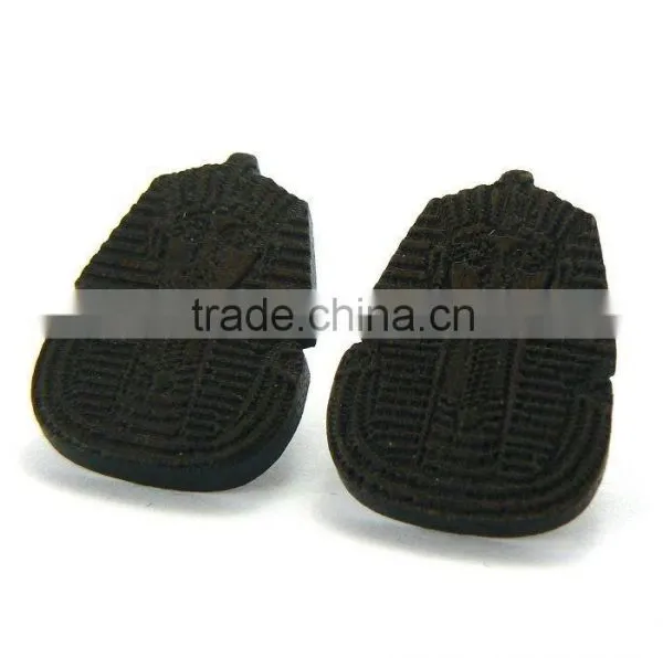 Good Quality HIP HOP WOOD Earrings Egytian Pharaoh Wooden Charm Post Pin Type photo-2