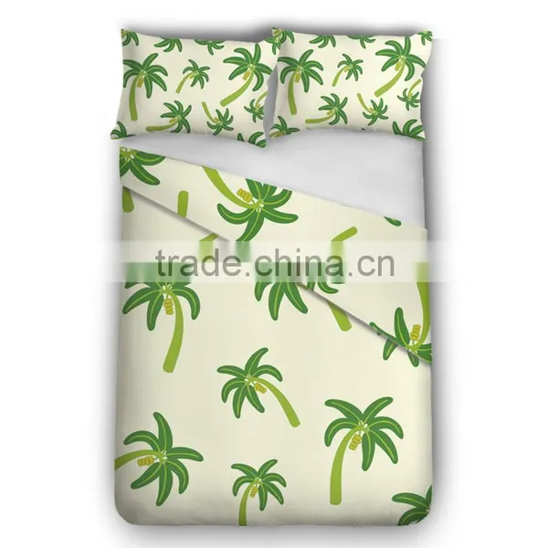 Bright 3D Printed Polyester Comfortable Bedding Comforter Set