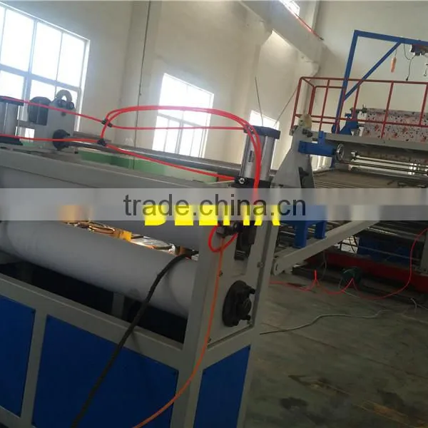 Plastic PVC Marble Panel Machine With SIEMENS PLC Control / Artificial Marble Sheet Machine photo-4