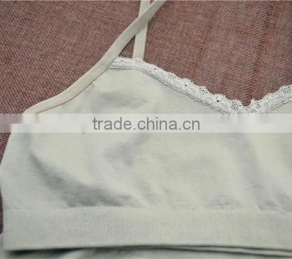 Pep Hot Cami Seamless Young Girls Crop Tops Underwear photo-3