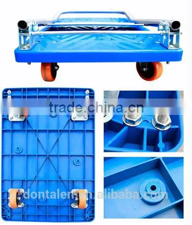 Update International 300 lb Capacity Four Wheel Folding Hand Truck Trolley photo-5