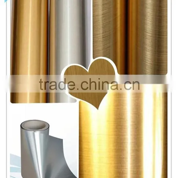 PET Golden Metallized Thermal Lamination Film Holographic Foil With EVA Glue Layer photo-4