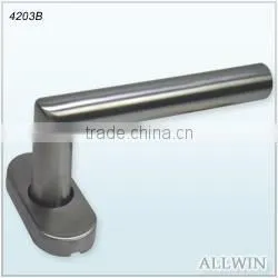 Door Round Knob With Oval Rose photo-4