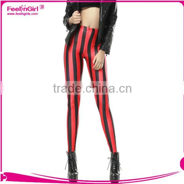 Large Stock Printed Ladies Tights Leggings For Women Stripe photo-4