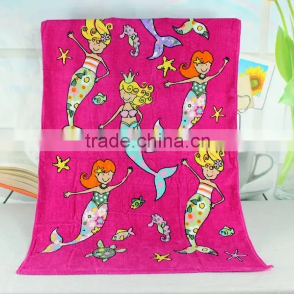 China Factory 100% Cotton Promotional Custom Print Bargain Beach Towels photo-3