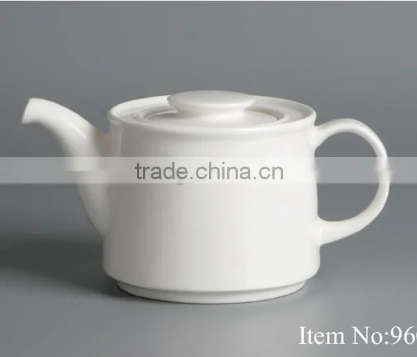 Restaurant Plain Fine China Ceramic Teapot photo-5