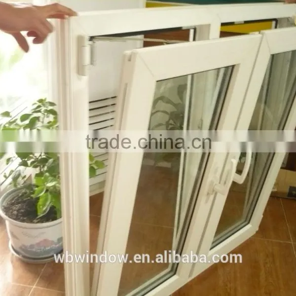 Pvc Tilt and Turn Inward Windows, High Quality House Window photo-2