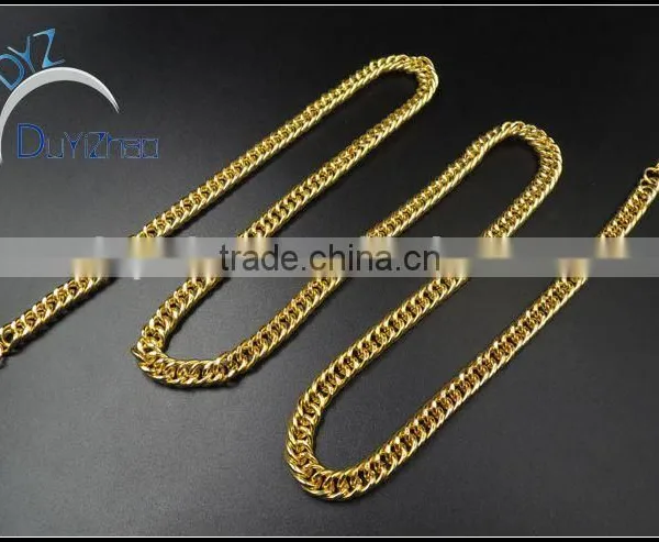 Latest Hip Hop Fashion Fake Gold Plated Brass Chains photo-4