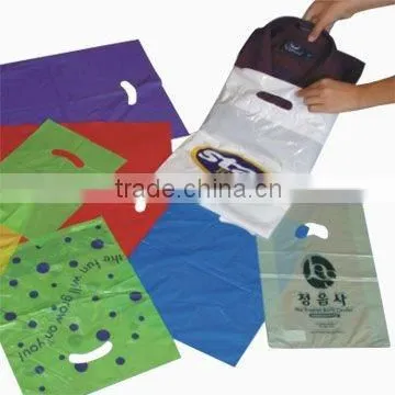 2014 TOP SELLER PE Plastic Patch Handle Bags