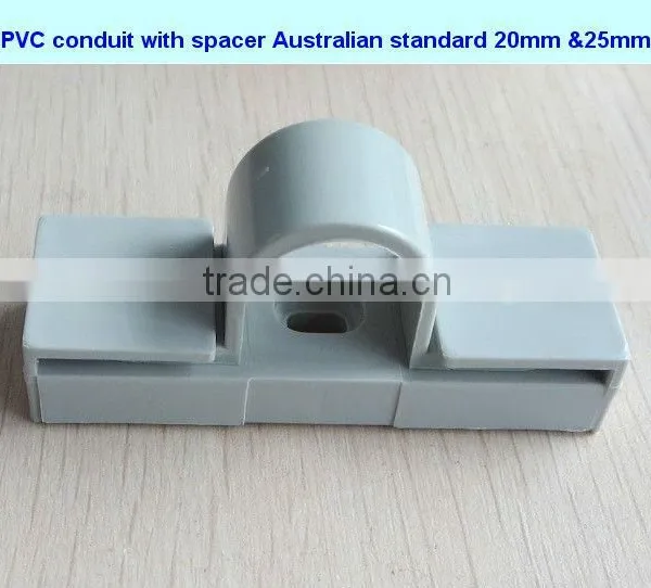 PVC saddle with spacer Australian standard