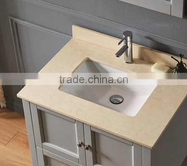 Wholesale Solid Oak Wood Bathroom Cabinet photo-4