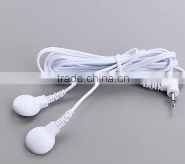 DC 2.5MM 2 in 1 Head Button Type Electrode Wire/cable for TENS Therapy Machine