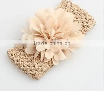 Cute Baby Handmade Flower Headband Infant Elastic Hair Band Gifts Accessory photo-3