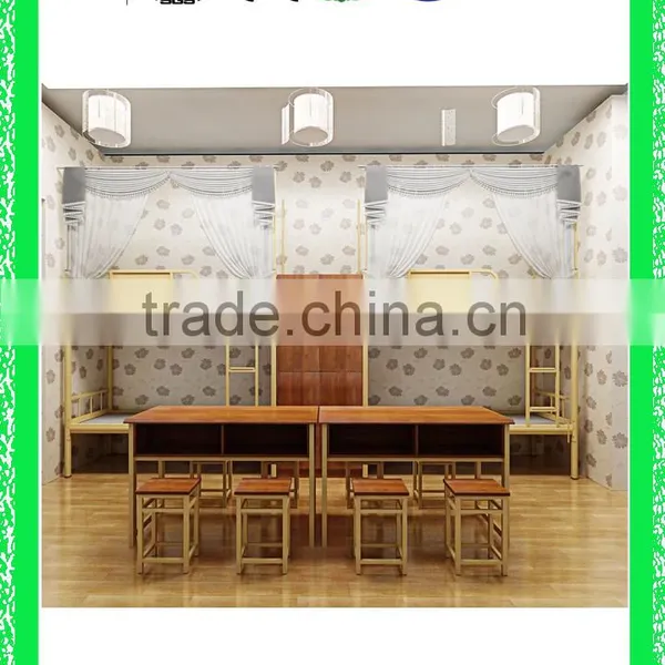 latest wood aparment bed dormitory bed HXDM012