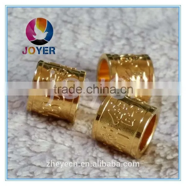 Hot Sale Gold Leg Rings Foot Tags Pigeon Rings Size 8mm photo-2