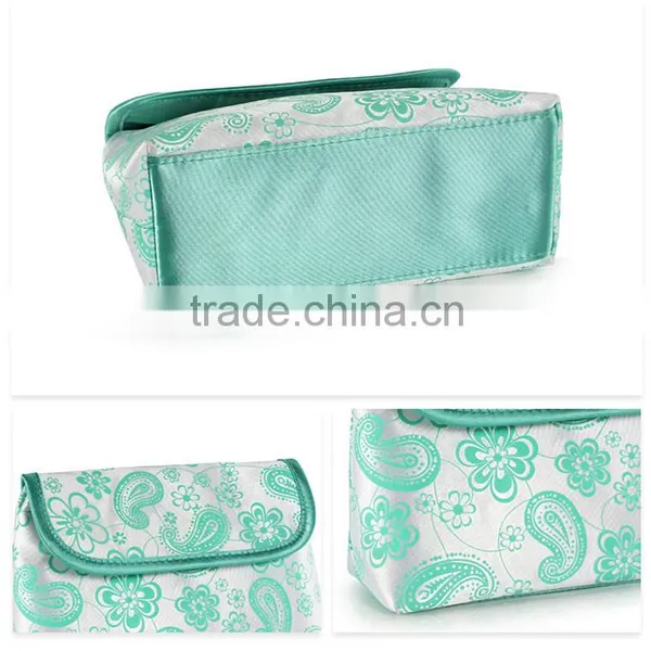 Chinese Traditional Pattern Makeup Standing Up Pouch Bag photo-2