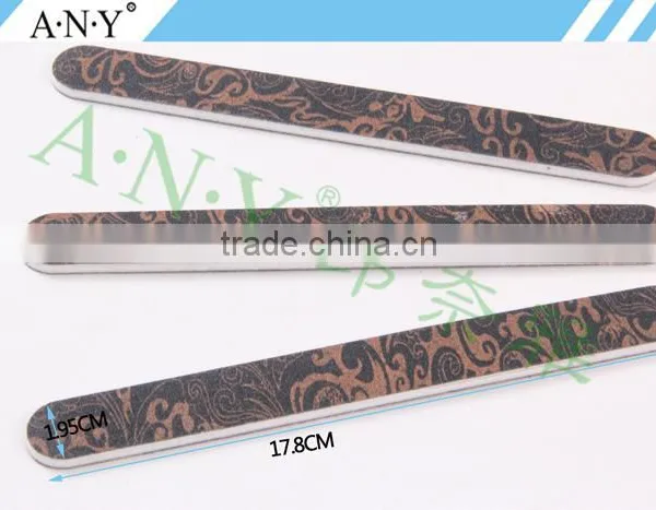 Nail Art Shaping and Polishing Black and Golden Emery Board 100/180 Grit Nail File Quality Choice photo-3