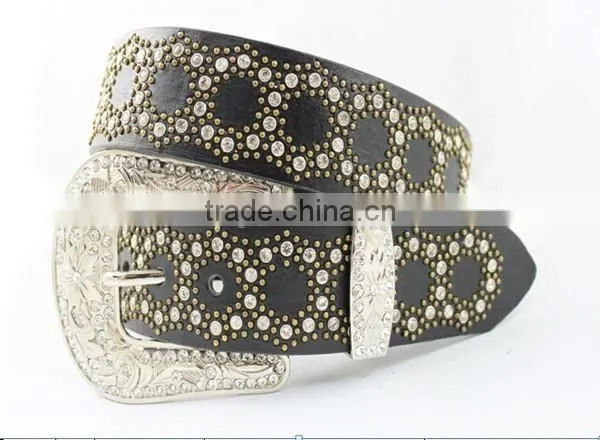 New Arrival Latest Design Ladies Fashion Fancy Rhinestones Waist Belt
