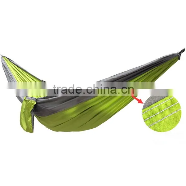 Portable Outdoor Swing Fabric Camping Hanging Hammock Parachute Bed Parachute Nylon Hammock photo-4