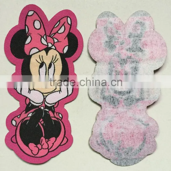 factory direct garment label woven patch custom patch