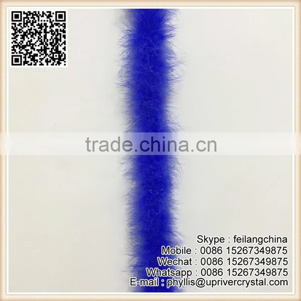 Direct Stock Fluffy 8-10cm Wide Royal Feather Boa For Party photo-2