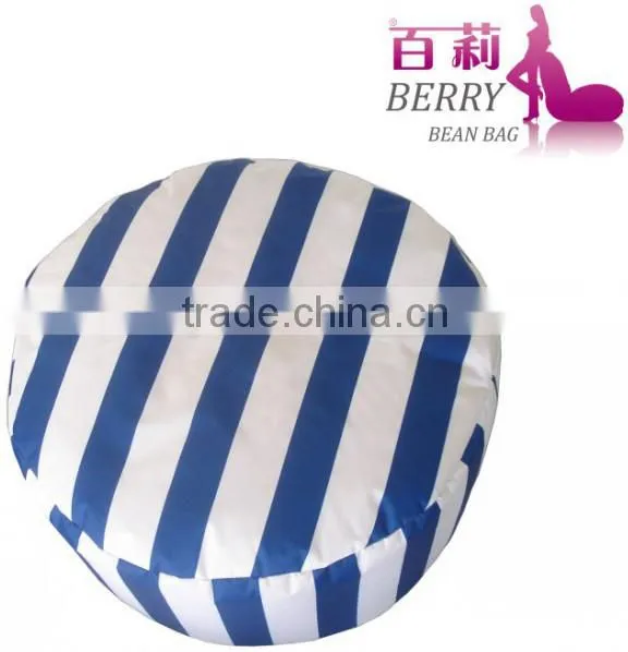 Chambray Cylinder or Cube Bean Bag Chair photo-2