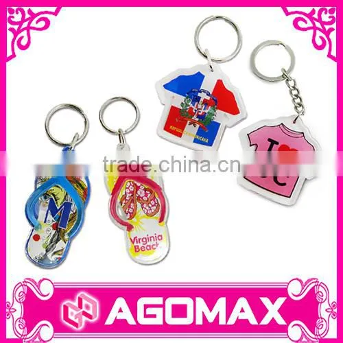 Top Quality Novelty Gift Durable Printed Acrylic Keychain photo-6