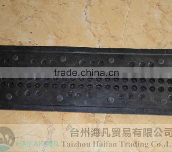 1000*350*50mm Durable Reflective Speed Hump for Crossroads/High Quality Hot Sell Rubber Speed Bump Used in Intersection photo-5