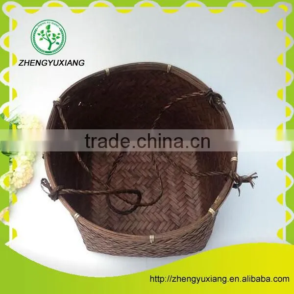 Handmade Bamboo Household Essential Picking Basket With Handles photo-2