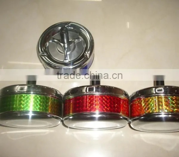 Spot Commodity Air Tight Push Down Spinning Metal Cigarette Ashtray