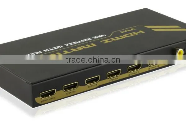Protech Professional Audio Video 4x2 Hdmi Matrix for Conference System With Audio photo-4