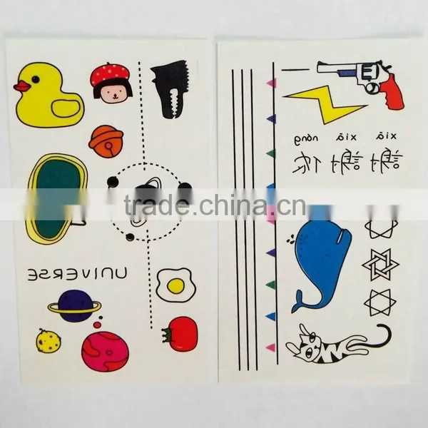 Custom Small Cute Cartoon Temporary Tattoo Holiday Waterproof Tattoo Sticker photo-4