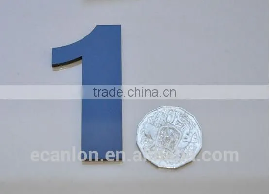 Custom Size Colorful Acrylic Number Plates photo-2