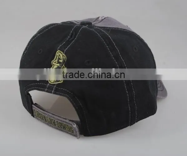 Pre-curved Gray Men Outdoor Baseball Cap photo-5
