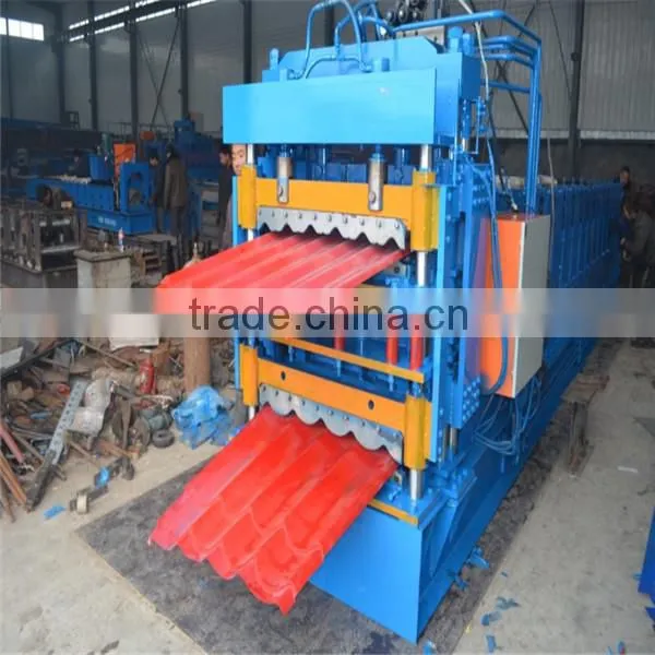 Double Deck Metal Roof Roll Forming Machinery photo-2