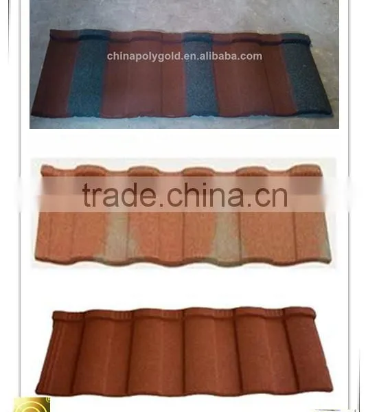 Color Roof Tile Price/stone Coated Steel Roof Tile/constructional Material