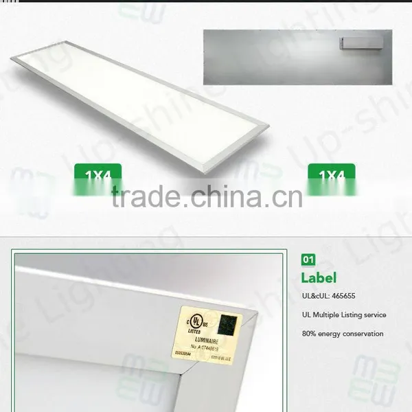 UL DLC Listed 1*4ft 40w 50w Ultra Thin Dimmable Led Panel Light photo-5