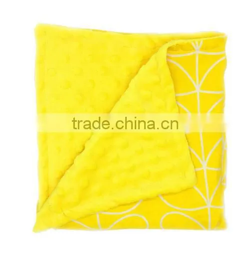 Wholesale Custom Cotton Minky Dot Blanket photo-4