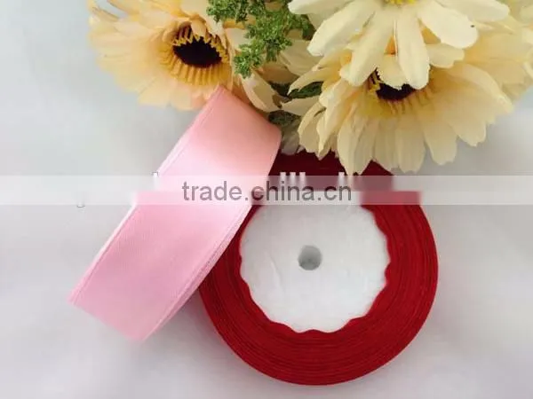 China Wholesale Satin Ribbon Supplier,100% Polyester Satin Ribbin Hot Sale photo-2