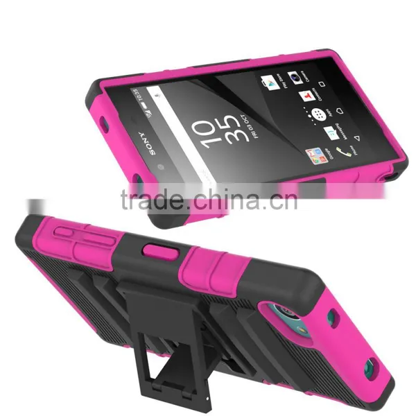 New Arrival Fashion Hard Future Armor Impact Hybrid Hard Case Cover for Sony Xperia z5 Compact/mini Made in China photo-4