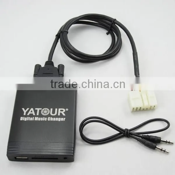 Yatour USB Car Stereo Adapter MP3 AUX Bluetooth Interface CD Changer for Toyota