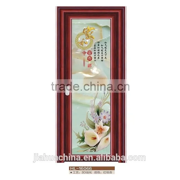 Bathroom Tempered Glass Door Aluminum Frame Glass Door photo-4