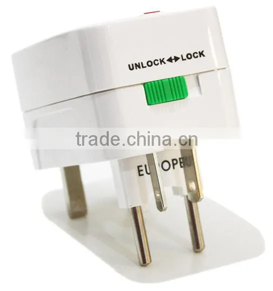 Wall Mount Interchangeable Plug Universal World Travel Adaptor photo-4